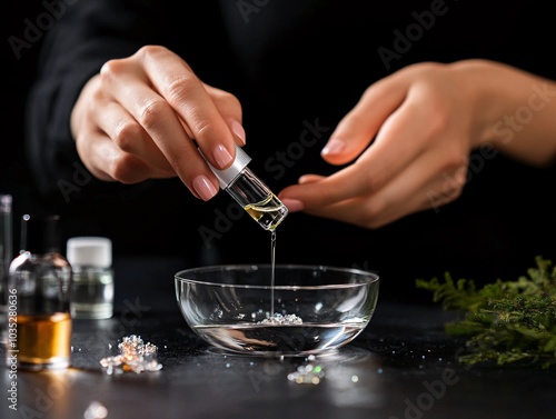 Fragrance Artist Blending Scents photo