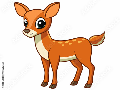 baby deer illustration vector animal 