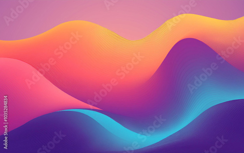 Abstract Gradient Wave Background lines or Textures in Looped Animations, Texture-based Animation Loops, Dynamic Abstract Textures in Constant Motion