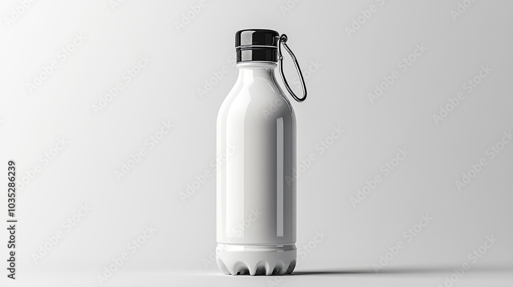 Water Bottle Mockup, high-end and customizable with realistic high-resolution rendering, ideal for branding, packaging design, and professional presentations, AI Generative Water Bottle Mockup, high-end and customizable with realistic high-resolution rendering, ideal for branding, packaging design, and professional presentations, AI Generative