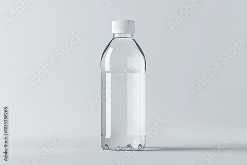 Water Bottle Mockup, high-end and customizable with realistic high-resolution rendering, ideal for branding, packaging design, and professional presentations, AI Generative