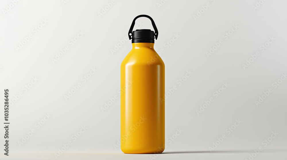 Water Bottle Mockup, high-end and customizable with realistic high-resolution rendering, ideal for branding, packaging design, and professional presentations, AI Generative Water Bottle Mockup, high-end and customizable with realistic high-resolution rendering, ideal for branding, packaging design, and professional presentations, AI Generative