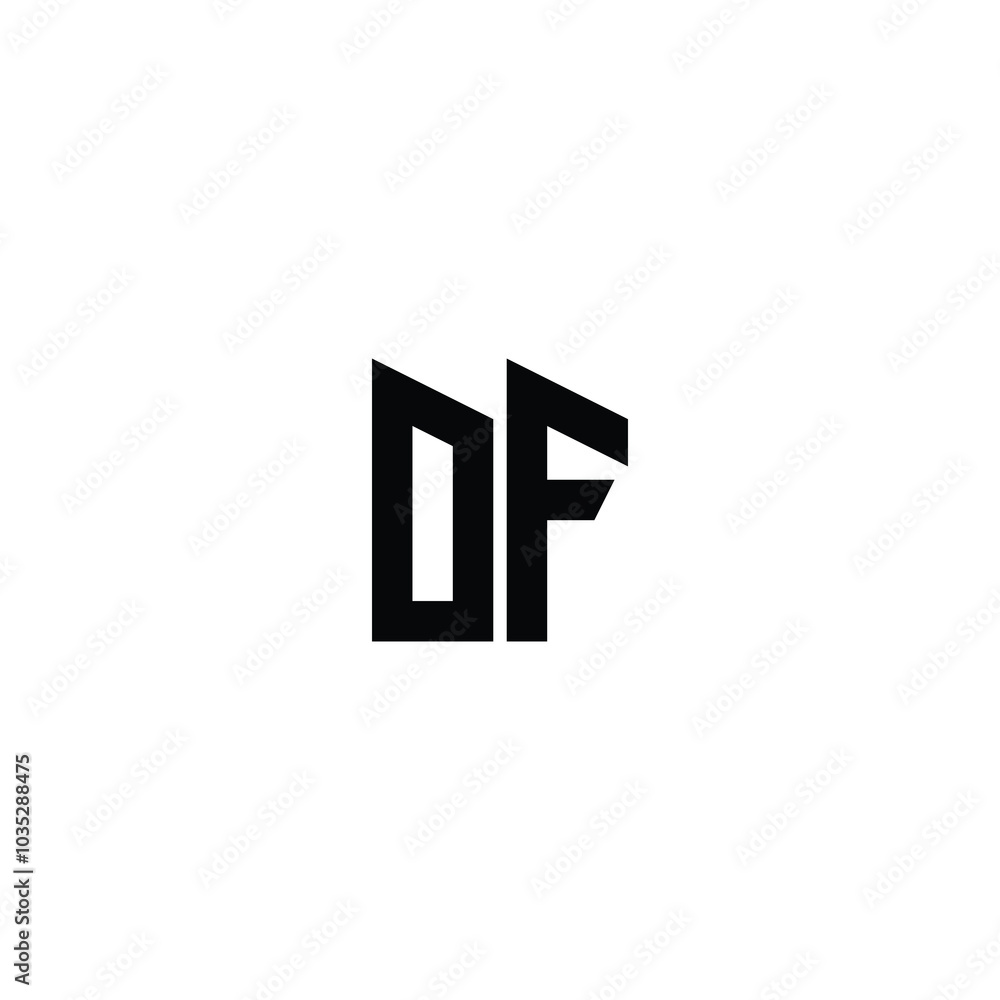 DF monogram logo design letter text name symbol monochrome logotype alphabet character simple logo DF monogram logo design letter text name symbol monochrome logotype alphabet character simple logo