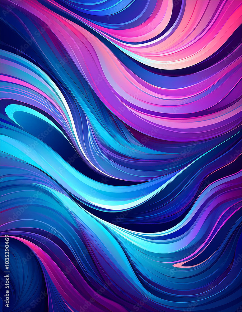 Vibrant Abstract Swirl Background for Mobile Wallpaper Vibrant Abstract Swirl Background for Mobile Wallpaper