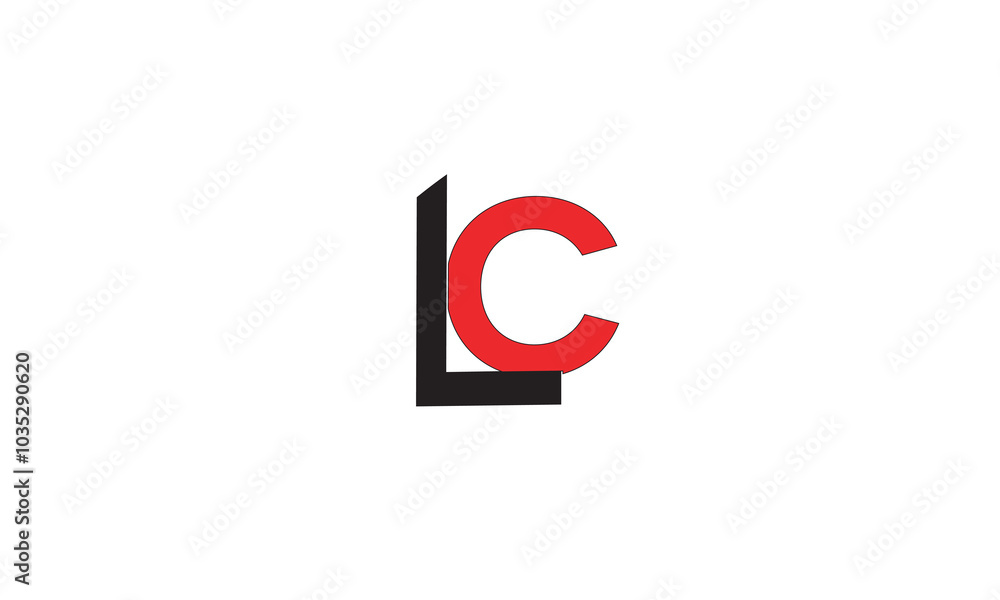 LC, CL, L, C Abstract Letters Logo Monogram LC, CL, L, C Abstract Letters Logo Monogram