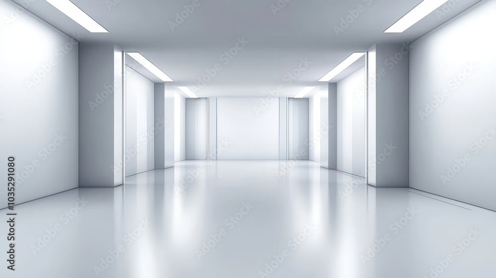 A minimalistic, all-white background with clean lines and soft lighting, providing a calm and open feel. A minimalistic, all-white background with clean lines and soft lighting, providing a calm and open feel.