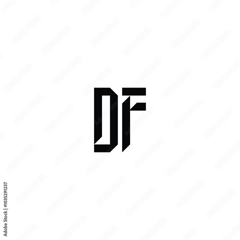 DF monogram logo design letter text name symbol monochrome logotype alphabet character simple logo DF monogram logo design letter text name symbol monochrome logotype alphabet character simple logo