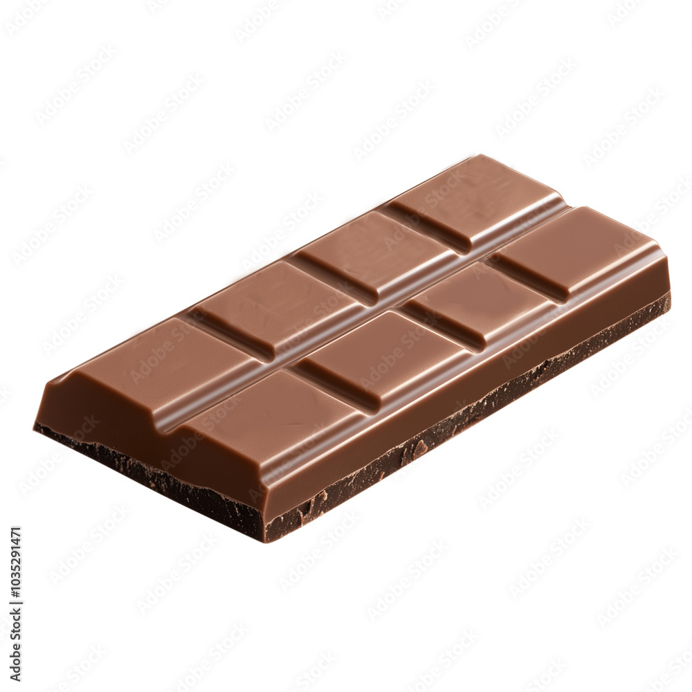 Chocolate bar isolated on transparent background Chocolate bar isolated on transparent background