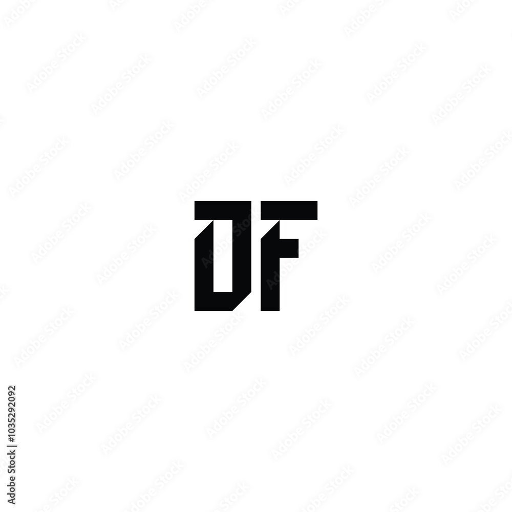 DF monogram logo design letter text name symbol monochrome logotype alphabet character simple logo DF monogram logo design letter text name symbol monochrome logotype alphabet character simple logo