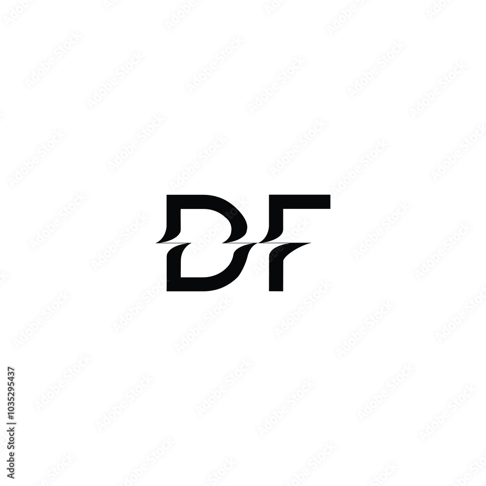 DF monogram logo design letter text name symbol monochrome logotype alphabet character simple logo DF monogram logo design letter text name symbol monochrome logotype alphabet character simple logo
