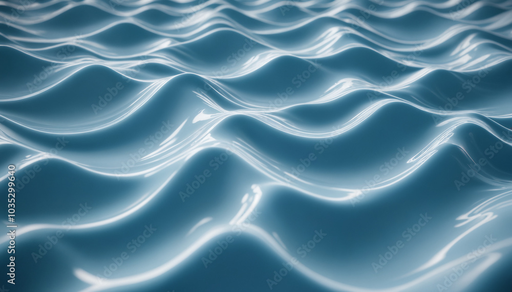Abstract ice cold landscape | Wavelike art Abstract ice cold landscape | Wavelike art