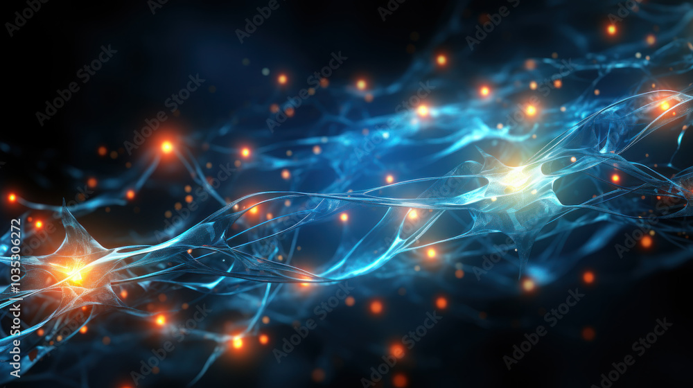 Image of nerves or neural network. Image of nerves or neural network.