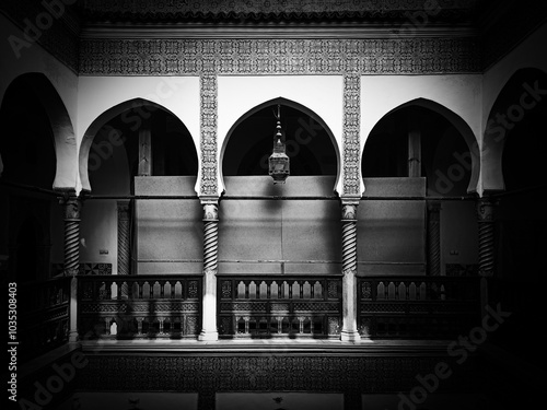 Φωτογραφία Ancient Islamic architecture in ancient houses in Algiers, Algeria Old palaces i