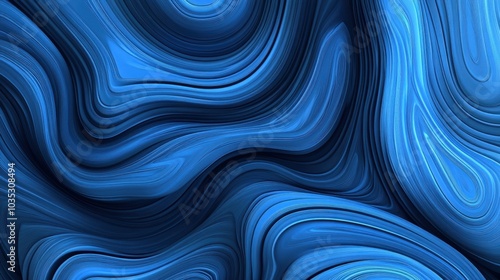 A mesmerizing display of abstract blue lines on a tech-inspired background, perfect for presentations or web design, symbolizing innovation and the future of technology.