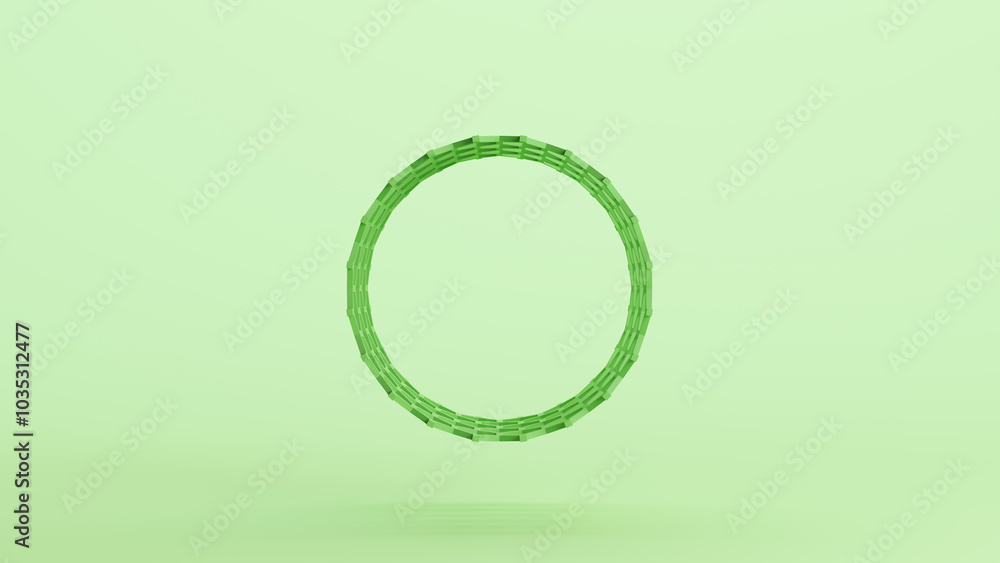 Green bionic grill mesh cylinder tube shape technology design element neutral monochrome soft tones mint green background 3d illustration render Green bionic grill mesh cylinder tube shape technology design element neutral monochrome soft tones mint green background 3d illustration render