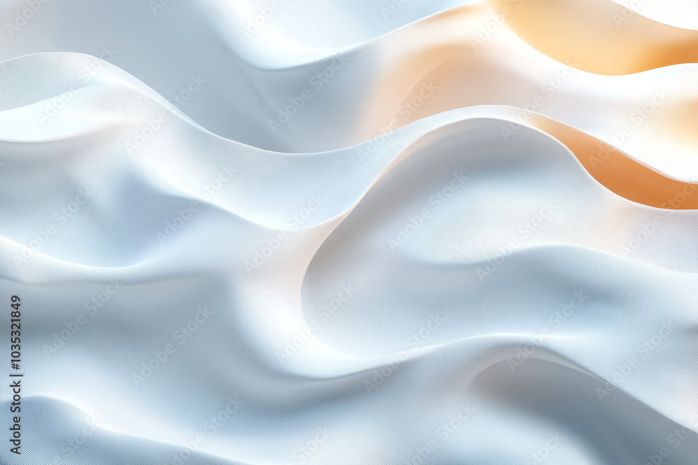 Obraz premium captivating 3d abstract background featuring intricately folded textile elements