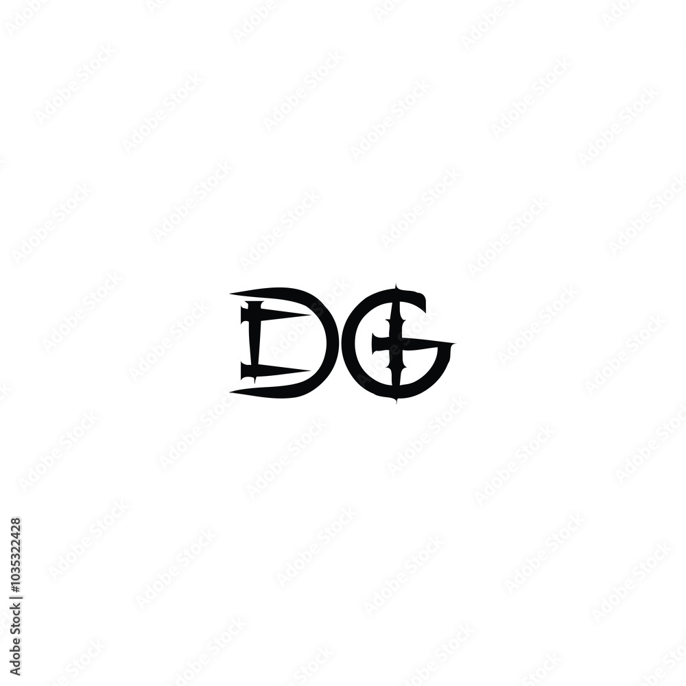 DG monogram logo design letter text name symbol monochrome logotype alphabet character simple logo DG monogram logo design letter text name symbol monochrome logotype alphabet character simple logo
