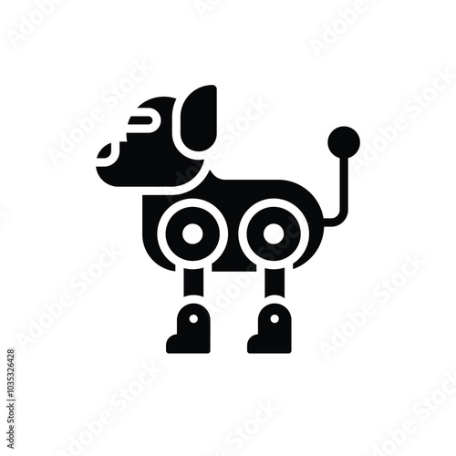 Take a look at this creatively designed robotics dog vector
