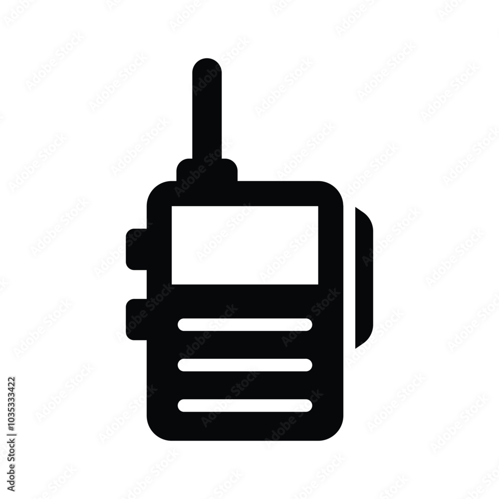 Get this amazing icon of walkie talkie in modern style Get this amazing icon of walkie talkie in modern style