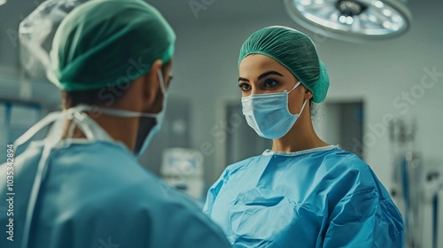 Surgeons in an Operating Room