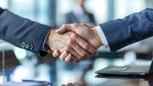 Business Handshake: Agreement and Success