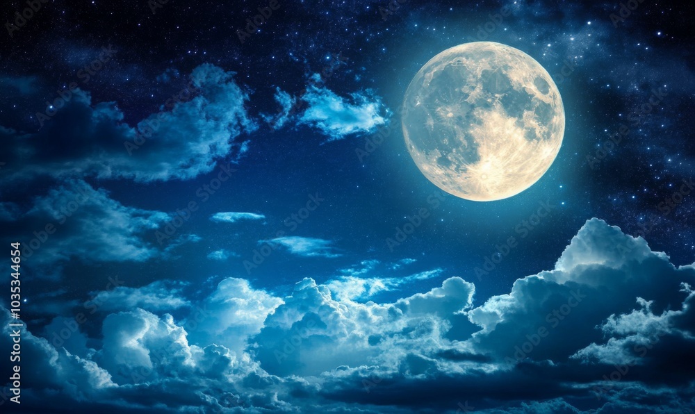 Obraz premium Full moon