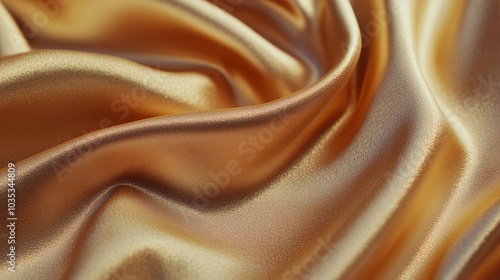 Obraz na płótnie Elegant golden satin silk fabric with a shimmering gradient. Perfect for special occasions like Christmas or birthdays. w salonie