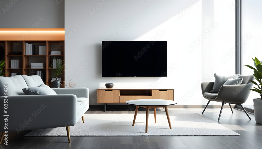 Modern office for psychotherapy session with comfortable armchair and sofa isolated with white highlights, png Modern office for psychotherapy session with comfortable armchair and sofa isolated with white highlights, png