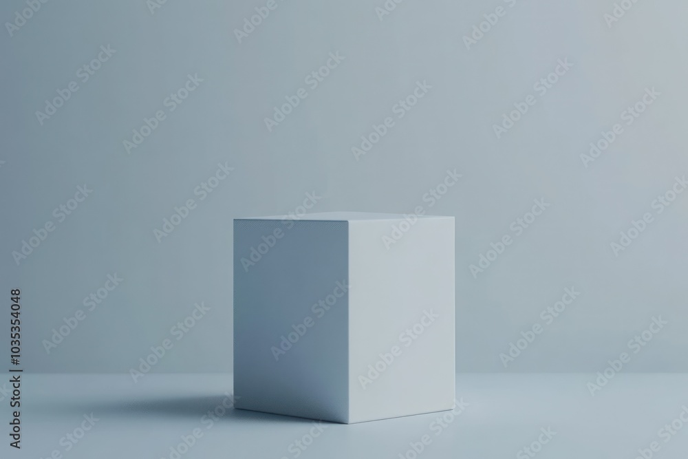 Minimalistic View of an Empty White Box Minimalistic View of an Empty White Box