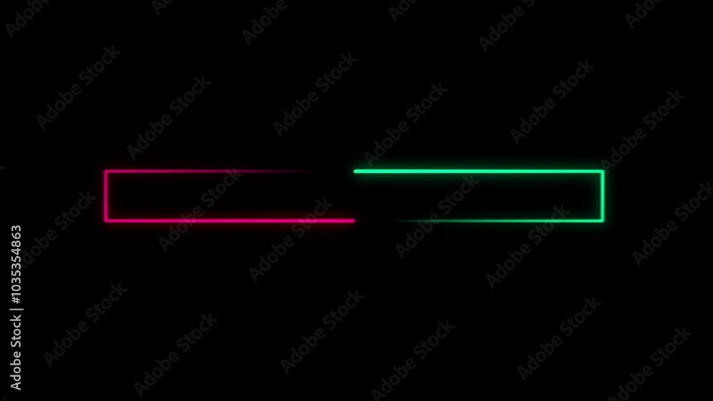 glowing bar animation video on black background glowing bar animation video on black background