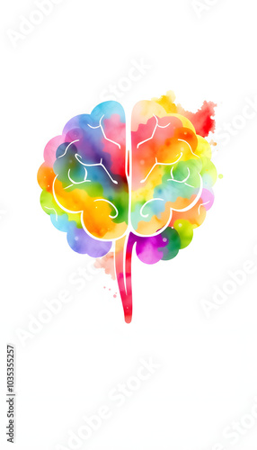 Psychology is the study of mind and behavior isolated with white highlights, png photo