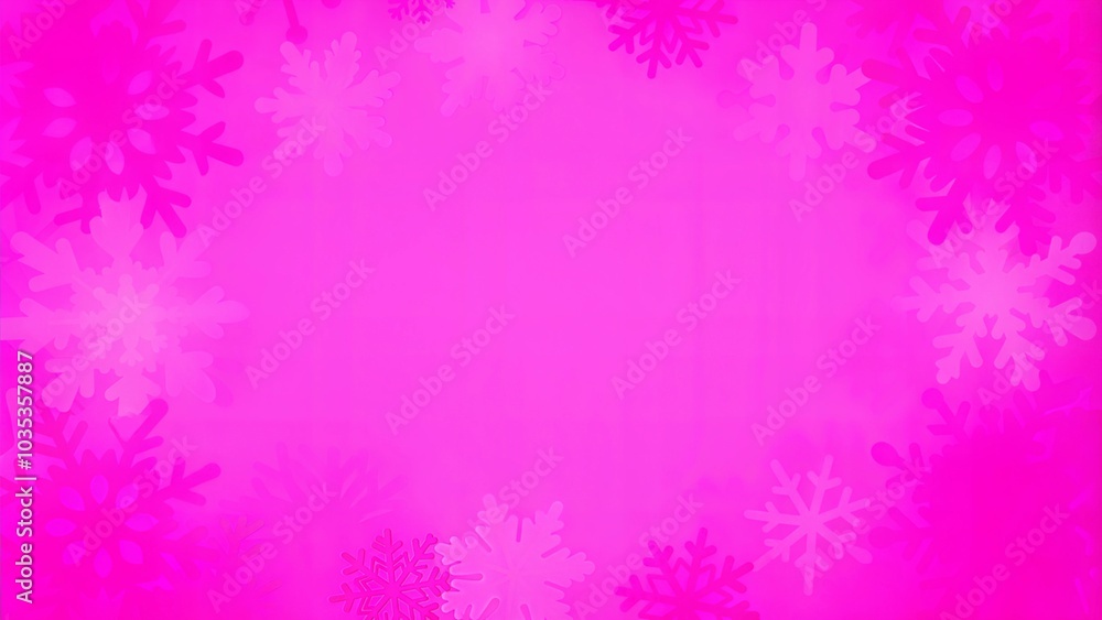 Pink background with abstract snowflakes. Christmas lilac banner for Christmas-themed holiday card projects or to create a festive and dressy atmosphere. Pink background with abstract snowflakes. Christmas lilac banner for Christmas-themed holiday card projects or to create a festive and dressy atmosphere.