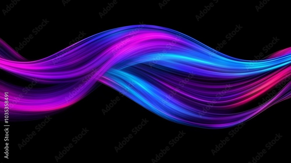 Abstract 3d rendering of twisted lines. Modern background design, illustration of a futuristic shape Abstract 3d rendering of twisted lines. Modern background design, illustration of a futuristic shape