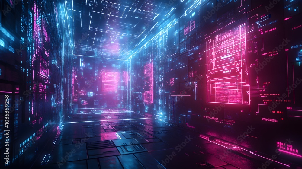 Futuristic Digital Light Technology . Futuristic Digital Light Technology .
