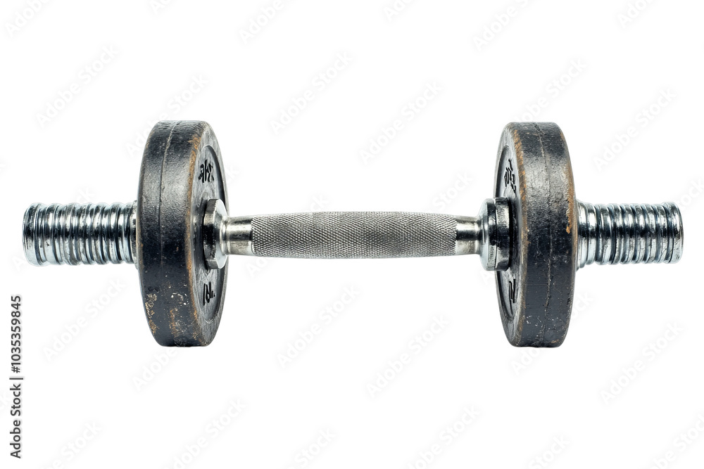 dumbbell isolated on white background dumbbell isolated on white background