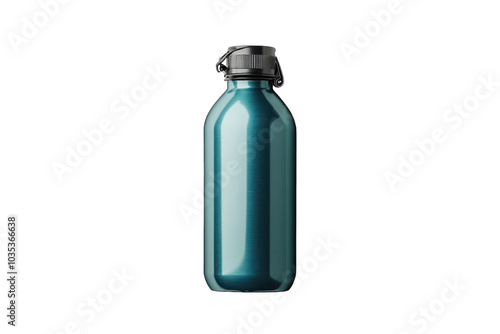 Durable Camping Hydration Flask with Insulated Design for Temperature Retention Isolated on Transparent Background