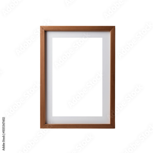 Elegant Light Wooden Picture Frame, Light Wood Picture Frame, Minimalist Light Wood Frame.