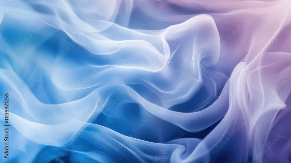 Obraz premium Soft smoke-like patterns swirling, forming an ethereal and abstract background