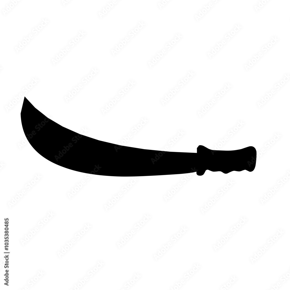 Obraz premium Silhouette Machete 