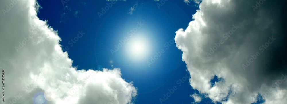 Cloudy sky background