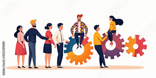 illustration of a family
