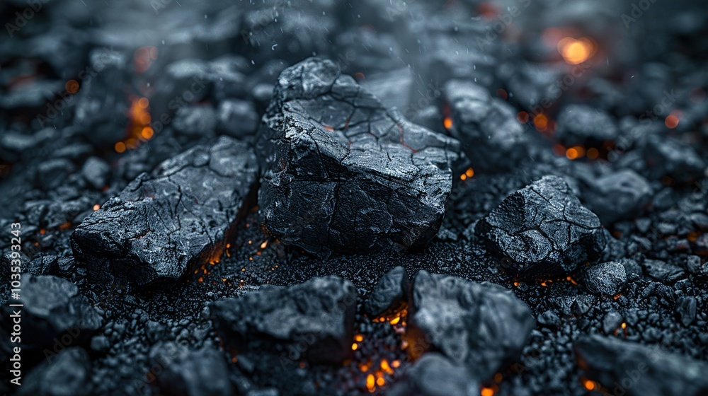 Close Up of Burning Coal: A Glimpse into the Heart of Nature's Power Close Up of Burning Coal: A Glimpse into the Heart of Nature's Power