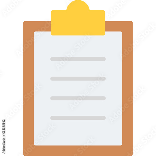 Quadro em tela clipboard icon