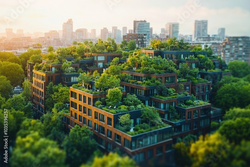 Green roof innovations in urban architecture a sustainable future for cities #1035396257