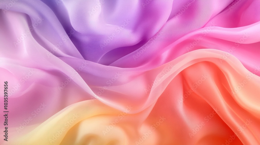 Obraz premium Gradient mesh of colors softly blending, forming a smooth and seamless abstract background