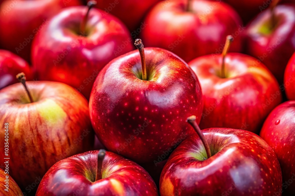 Fresh Red Apples on a Minimalist Background - Tasty and Juicy Fruit Photography Fresh Red Apples on a Minimalist Background - Tasty and Juicy Fruit Photography