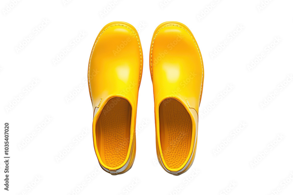 Stylish Rain Boots for All-Weather Fashion Isolated on Transparent Background Stylish Rain Boots for All-Weather Fashion Isolated on Transparent Background