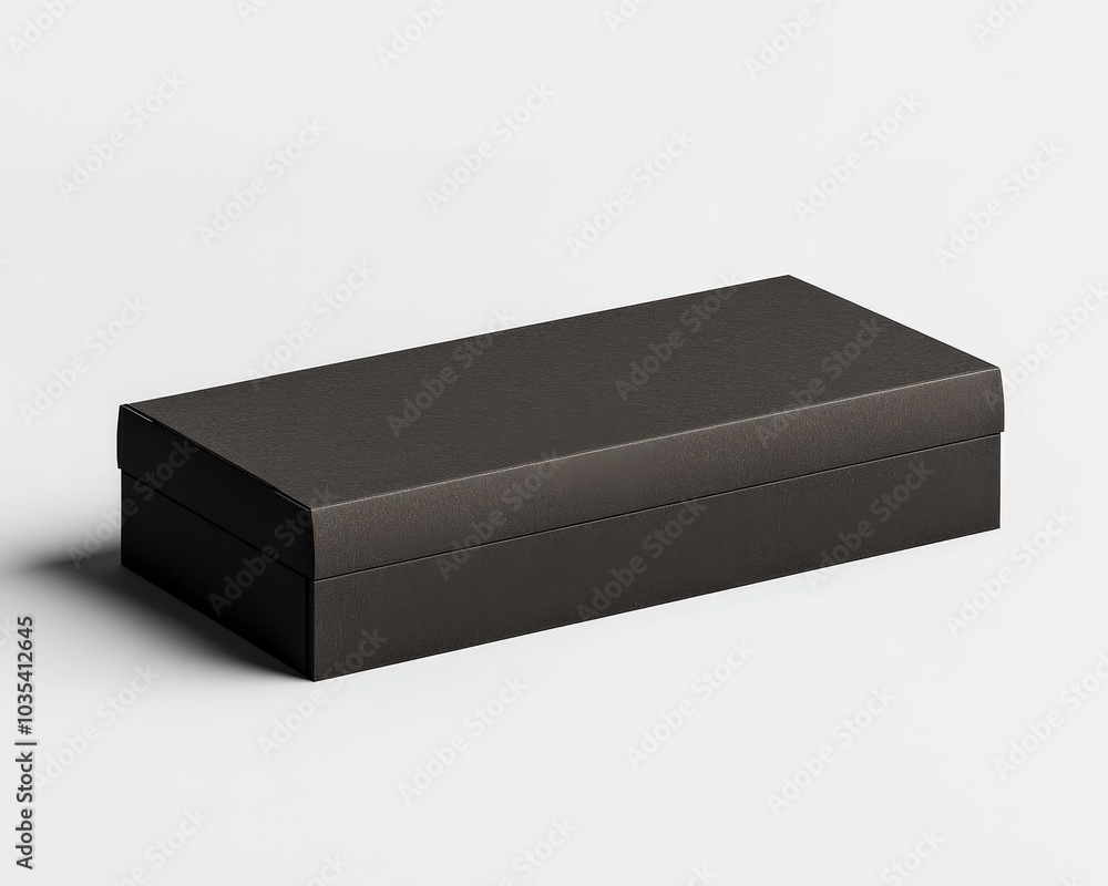 Unfolded Paper. Blank Brown Cardboard Box Template for Advertising and Branding Unfolded Paper. Blank Brown Cardboard Box Template for Advertising and Branding