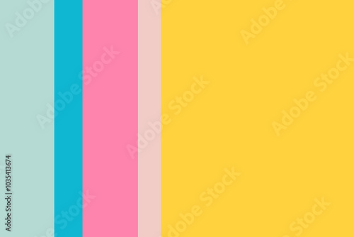 Tropical bright colorful background. Minimal fashion template summer concept. vector illustration