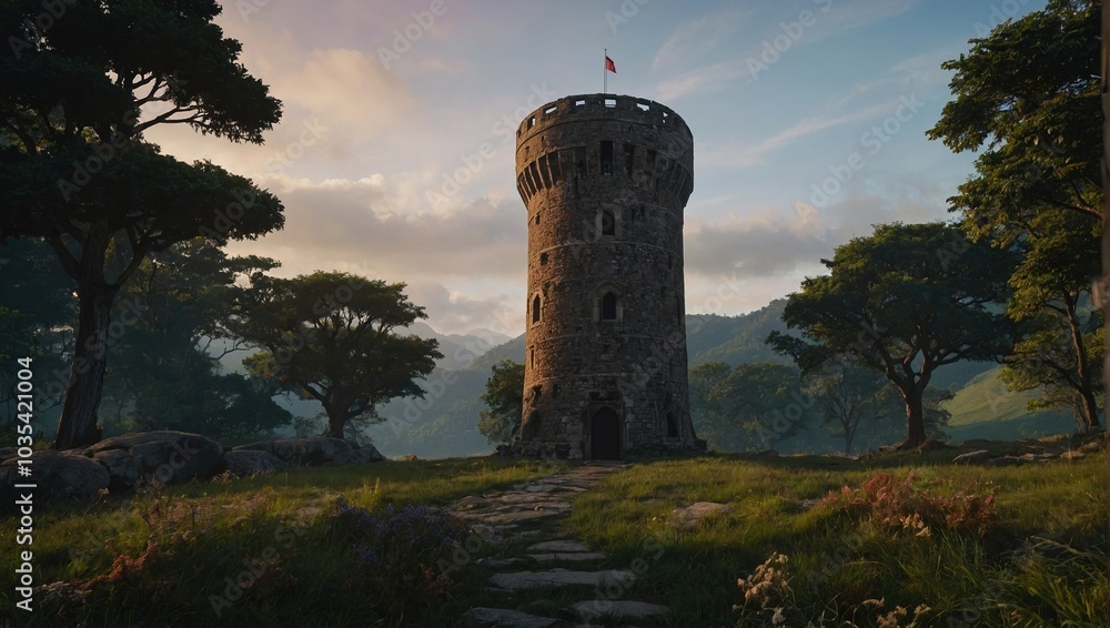 A lonely archer tower with a rich backstory A lonely archer tower with a rich backstory